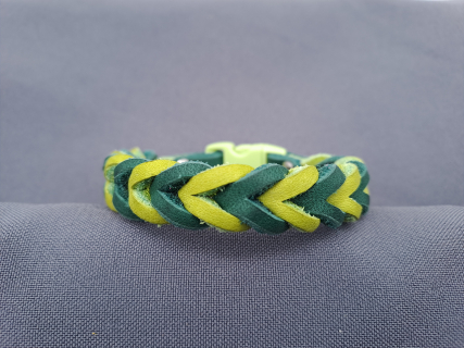 Armband aus Fettleder lime/grün