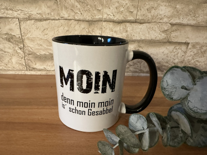 Tasse "MOIN" in verschiedenen Ausführungen