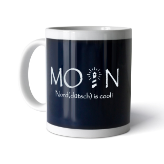 Kaffeebecher - "MOIN - Norddütsch is cool!"