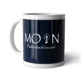 Kaffeebecher "MOIN - Plattdütsch is cool!