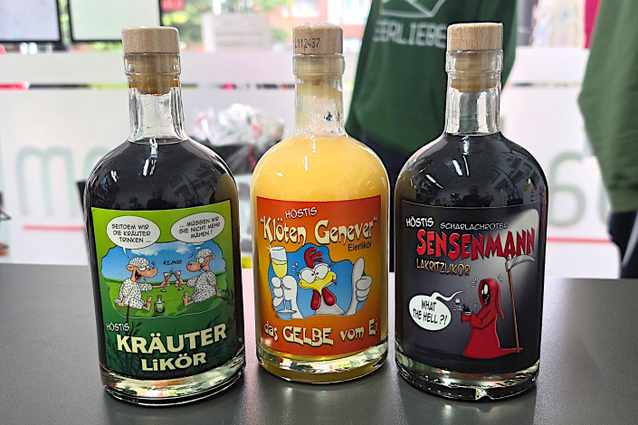 Höstis Kräuterlikör Eierlikör Lakritzlikör – Bundle 3 x 0,5 Liter Flaschen