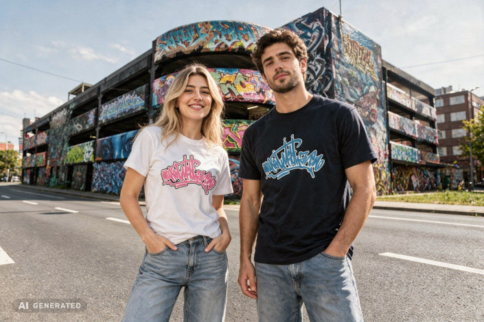 Wilhelmzhaven Graffiti-Style Shirts