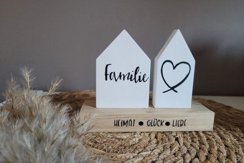 Familie Homedeko Einzug Raysin Handmade