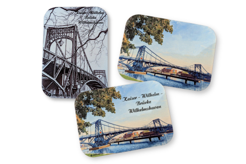 Kühlschrankmagnete KW-Brücke Kaiser-Wilhelm-Brücke  Wilhelmshaven