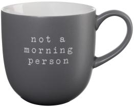 Becher hey! "not a morning person"