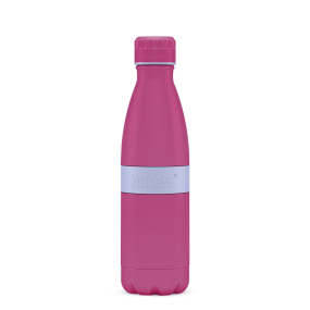 BODDELS Trinkflasche TWEE PLUS 500ml Lavendelblau/Pink