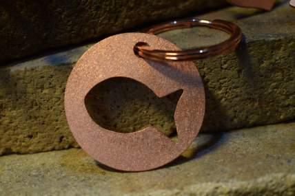 Kupfer-Schlüsselanhänger