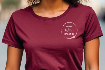 Tshirt "Work Wine Balance"