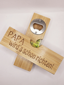 Wasserwaage mit Flaschenöffner