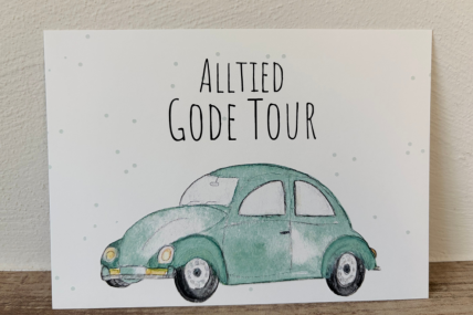 Postkarte Alltied Gode Tour