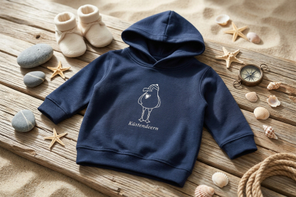 Baby-Hoodie „Küstendeern“