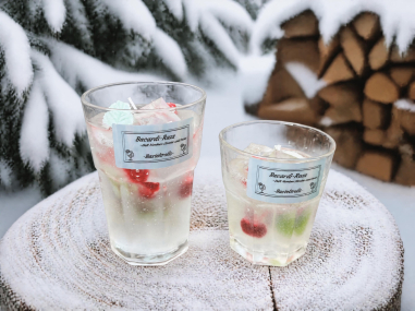 Barcardi-Razz Dessertkerze