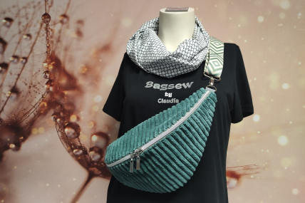 Crossbag Cord Grün