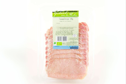Bio Bratenaufschnitt Kasseler Art natur 80 g Pckg.