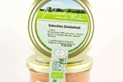 Bio Gekochtes Zwiebelmett 160 g im Glas