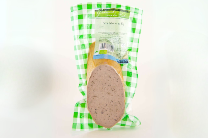 Bio delikatess Leberwurst, fein 160 g
