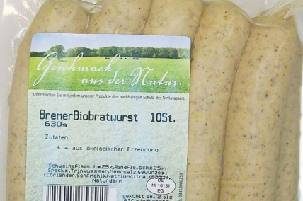 Bremer Bio Bratwurst 10er Pack 630 g