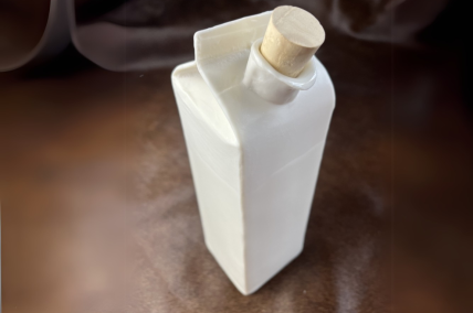 Porzellan Milchpackung mit Korken