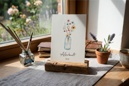 Postkarte: „Allerbest för di“