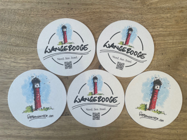 Bierdeckel Wangerooge (100 Stück)