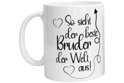 Tasse - So sieht der beste Bruder der Welt aus