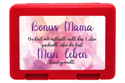 Brotdose "Bonus Mama" - Herzen