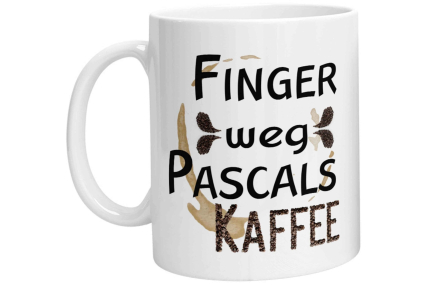 Tasse - Finger weg (Personalisiert) Kaffee