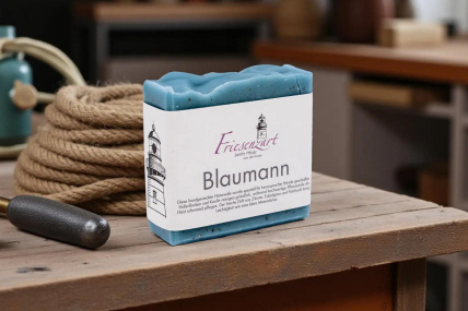 Blaumann Handseife – kräftig & frisch, Peeling (110 g)