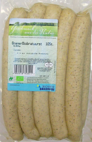 Bremer Bio Bratwurst 10er Pack 630 g