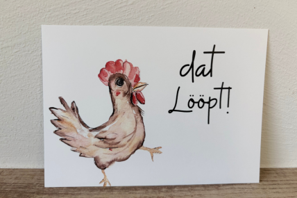 Postkarte Dat Lööpt!