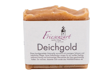 Deichgold Naturseife – Honig & Hafer, 110 g