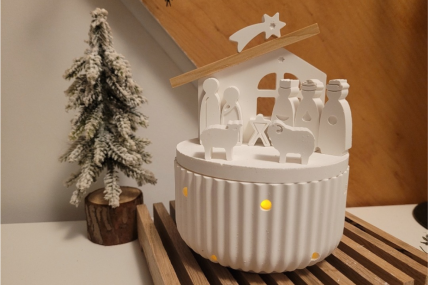 Lichtdose Minikrippe