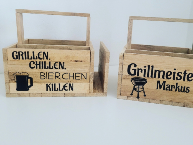 Grillkasten Grillutensilo Männerhandtasche