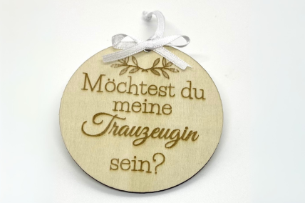 Holzschildchen für besondere Ankündigungen Nr. 1