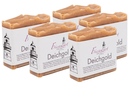 Vorrat am Meer – Deichgold – 5er Set | Pflegende Naturseife im Vorteilspack