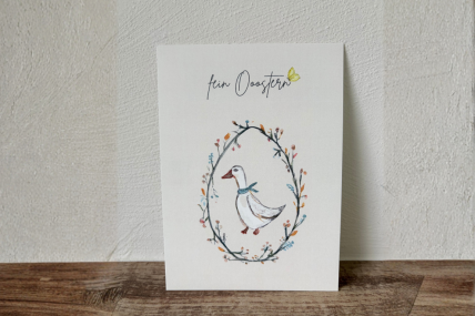 Postkarte fein Oostern