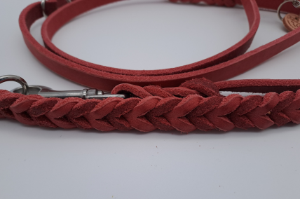 Set Leine und Halsband altrosa