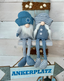 „Fiete und Frieda“ – Maritime Kantensitzer im liebevollen 2er‑Set