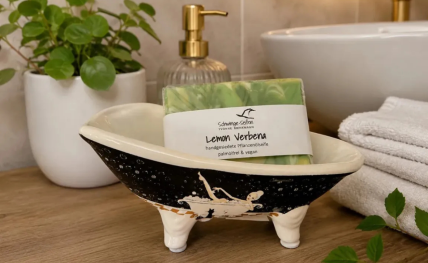 Seifenschale Cleopatra mit Naturseife