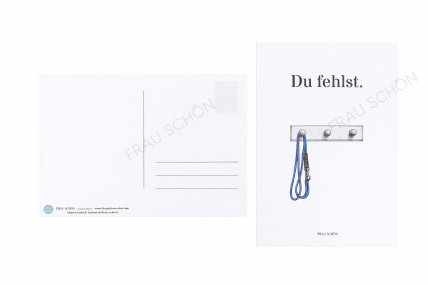 Frau Schön Trauerkarte Hund