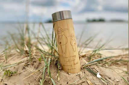Thermosflasche mit Teesieb