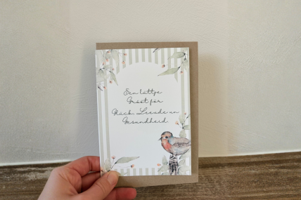 Klappkarte Gesundheit