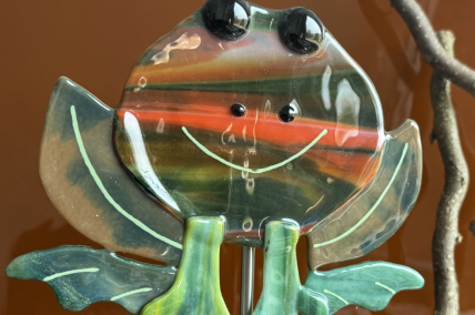 Frosch Braun/grün