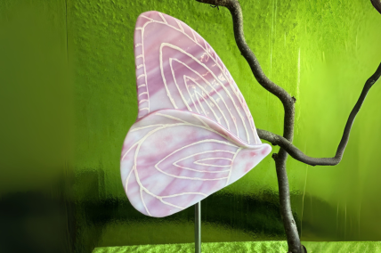 Schmetterling Rosa