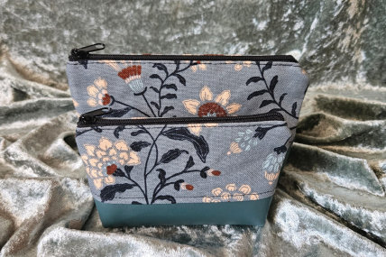 Tasche in Tasche, Set, Taupe Grau