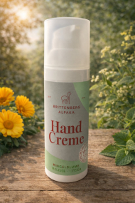 Alpaka Handcreme mit Keratin aus Alpakawolle