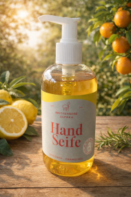 Alpaka-Kosmetik-Alpaka Seife Handseife Orange&Zitrone