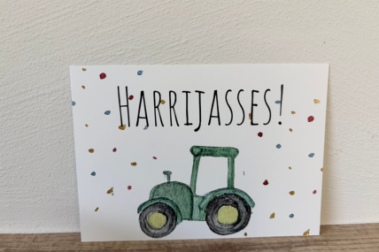 Postkarte  Harrijasses!
