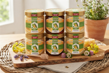 Honig-Schlemmerpaket (6 x 500 g) – Vielfalt aus regionaler Imkerei