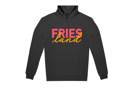 Friesland-Hoodie mit zweifarbigem Neon-Druck